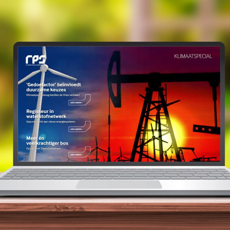 Respons Klimaatspecial van RPS op laptopscherm